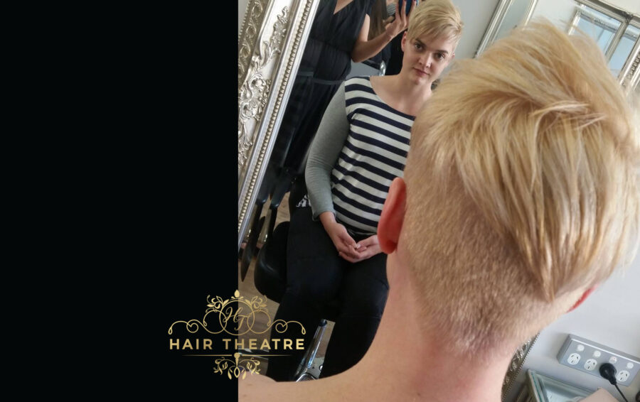 Pixie Cut and Sandy Colour